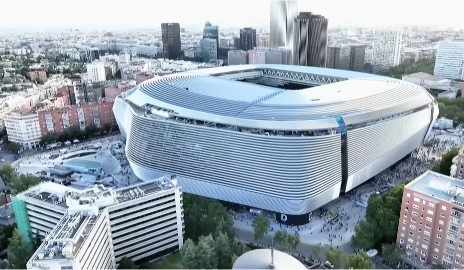 Il meraviglioso stadio del Real Madrid
