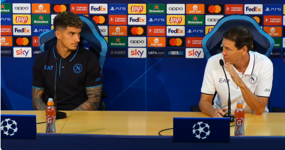 Di Lorenzo con Garcia in conferenza stampa